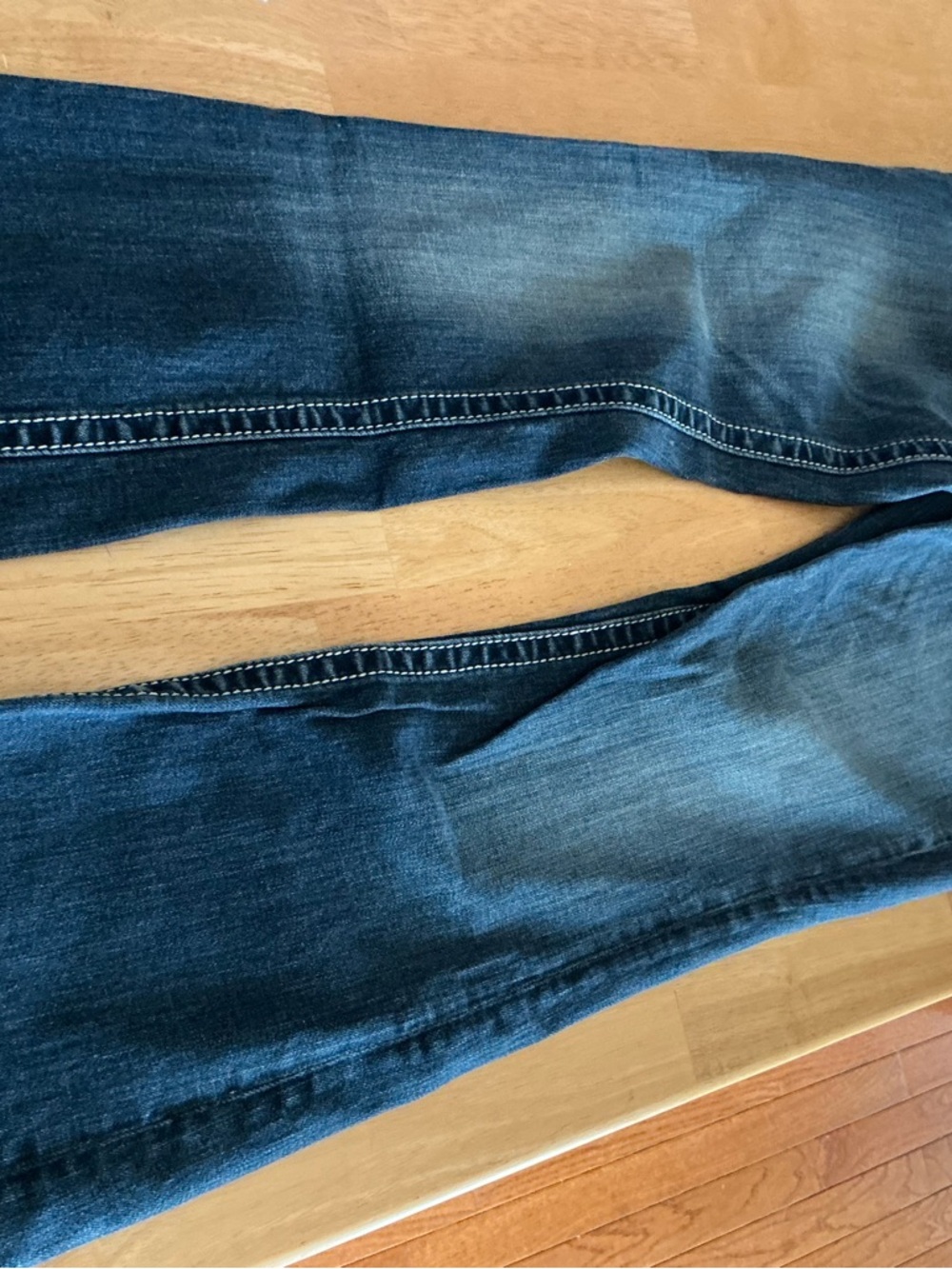 Miss Me Women's Indigo Bootcut Jeans with Faded Detailing